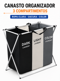 Canasto Cesto Organizador Ropa Sucia x3