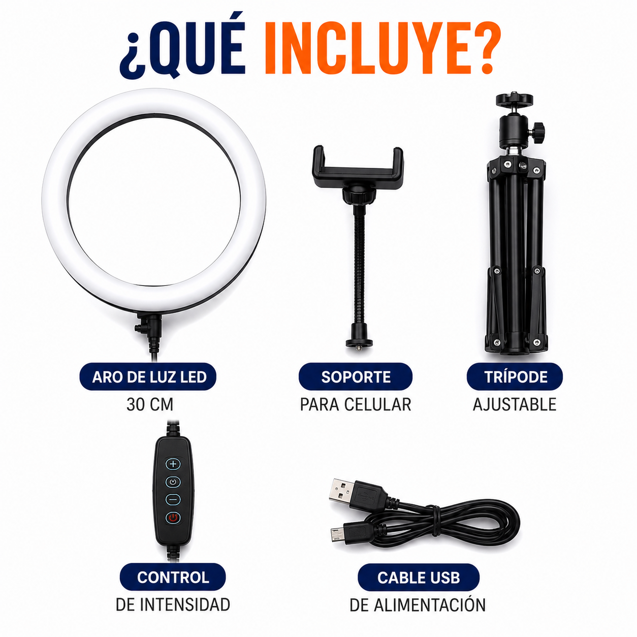 🏠 Aro De Luz Led Bodeltec 30cm Con
