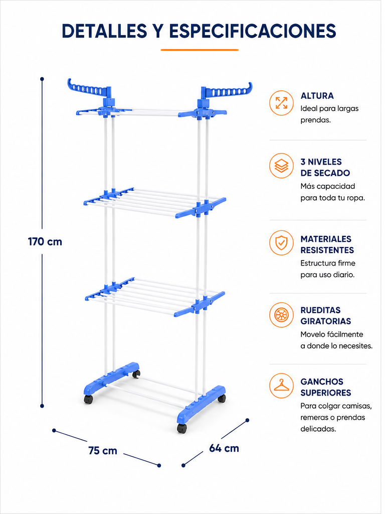 Tender 3 niveles