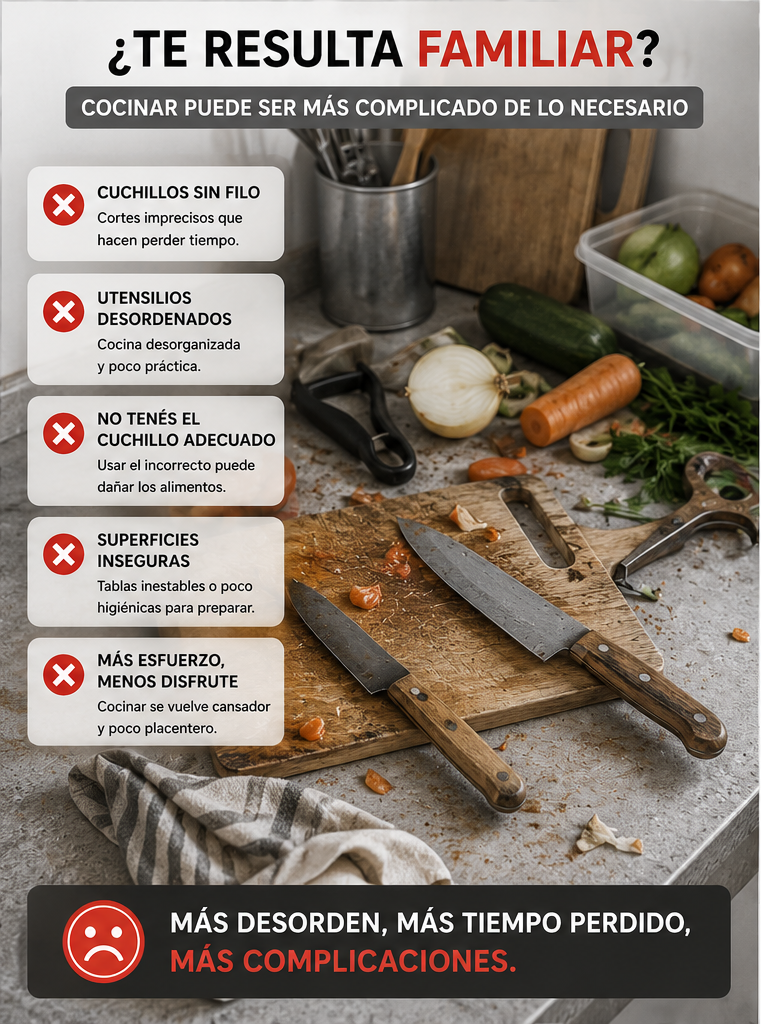Set Cocina Cuchillos 7PCS