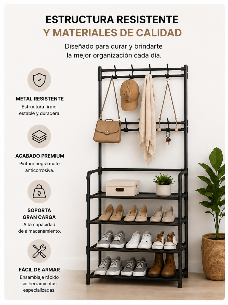 Perchero Organizadora Multifuncional