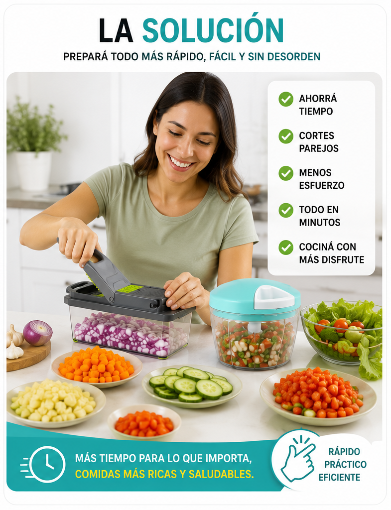 Combo Cocina Facil Pica y Procesa Ventma