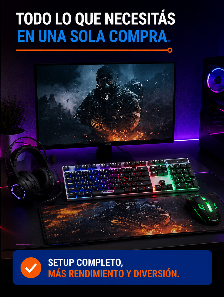 Combo Gaming 4 en 1 RGB