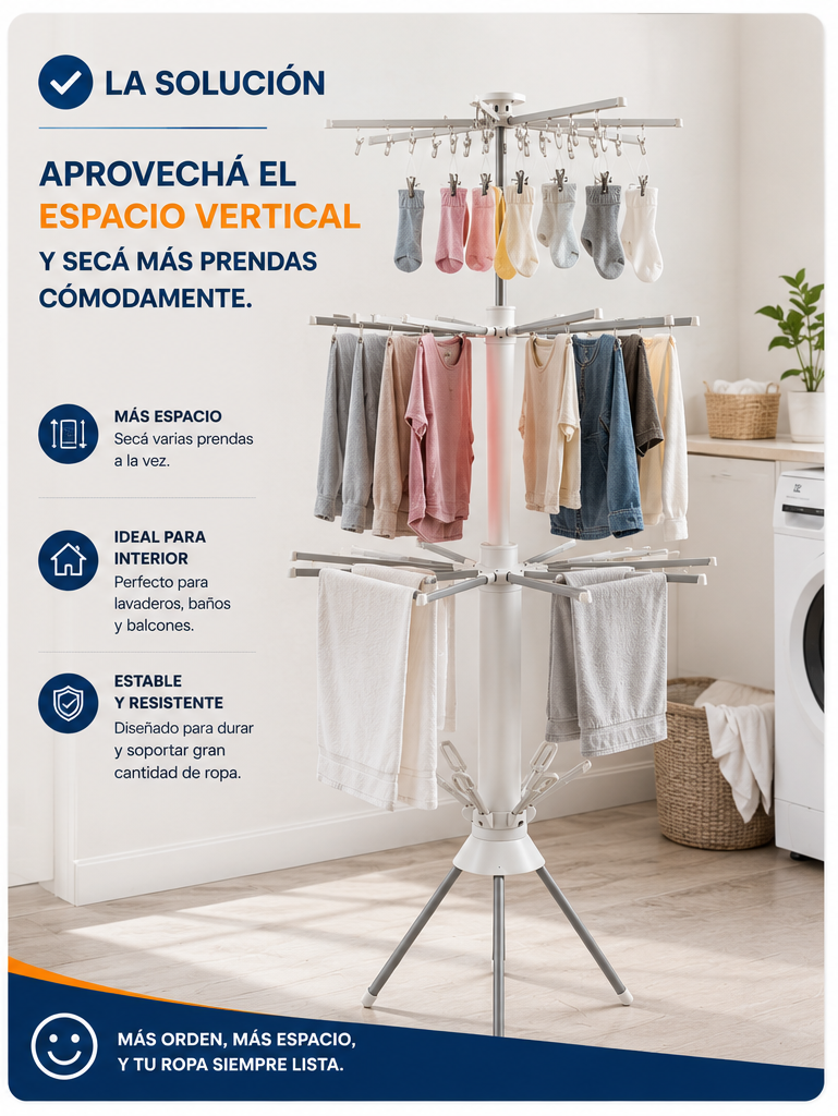 Tender Circular con Seca Zapatos