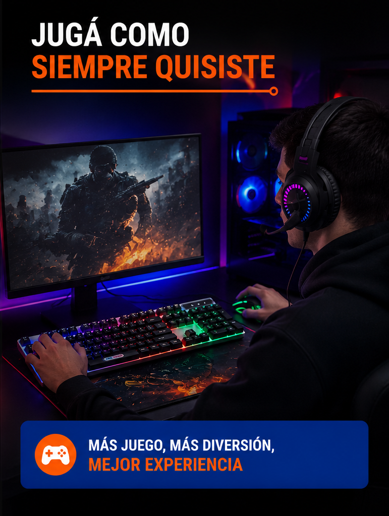 Combo Gaming 4 en 1 RGB