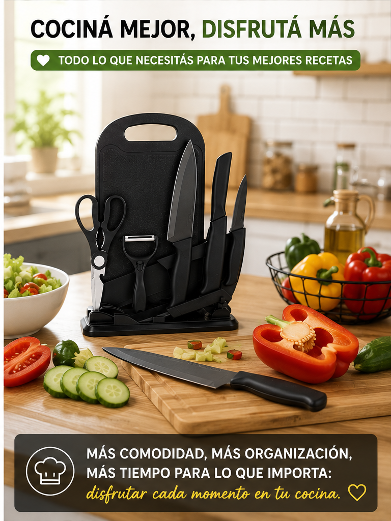 Set Cocina Cuchillos 7PCS