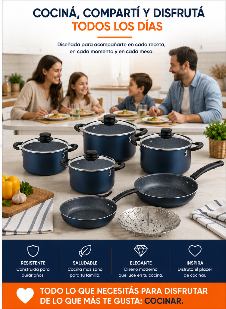Bateria De Cocina Tramontina
