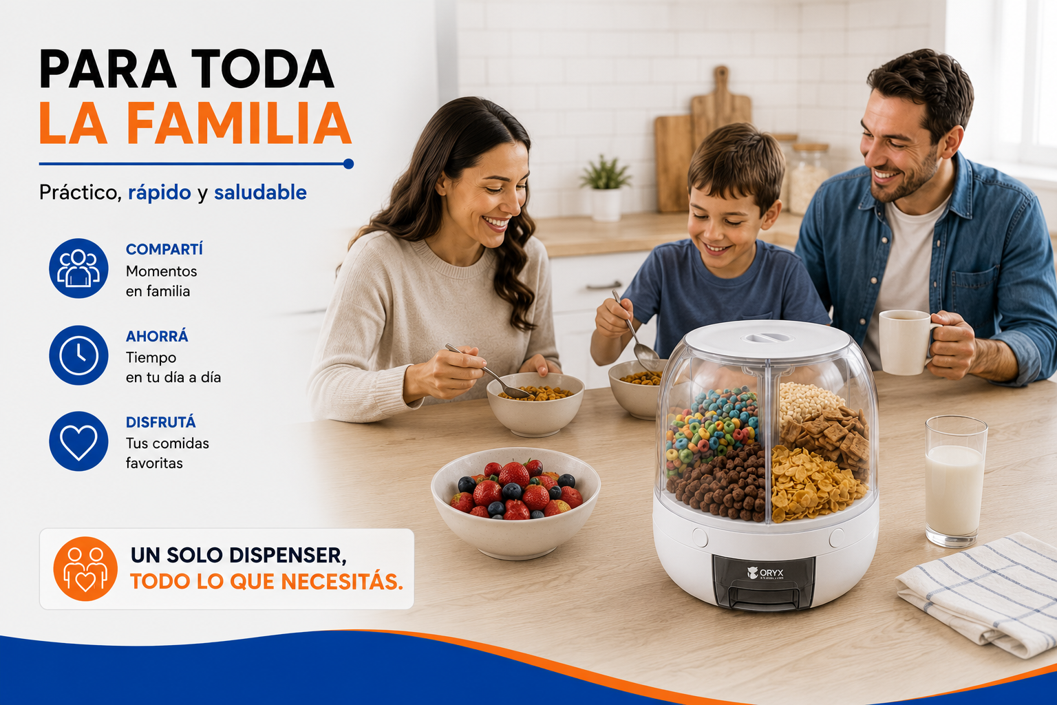 Dispenser Giratorio 6 Compartimentos