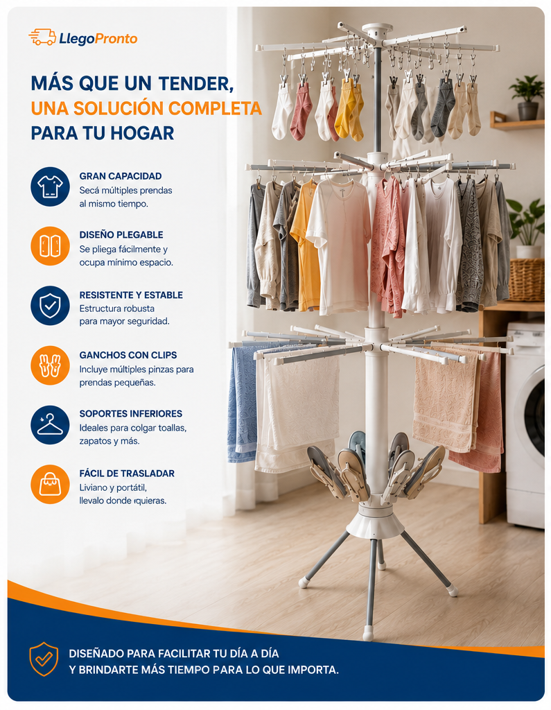 Tender Circular con Seca Zapatos