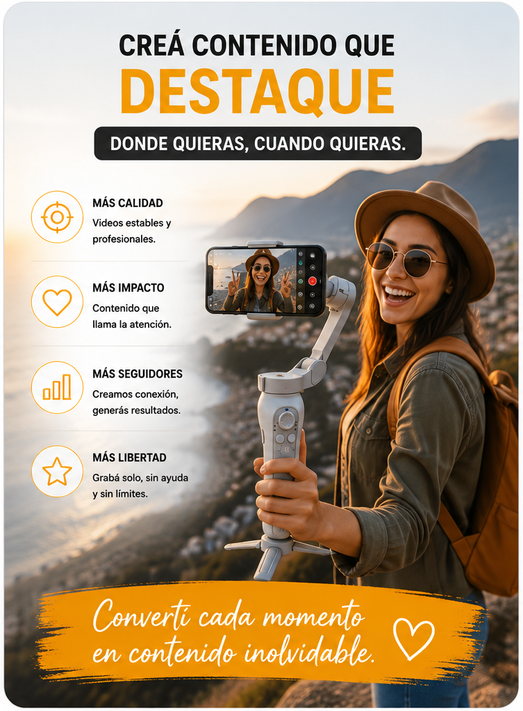 Gimbal 3 Ejes Seguimiento Facial